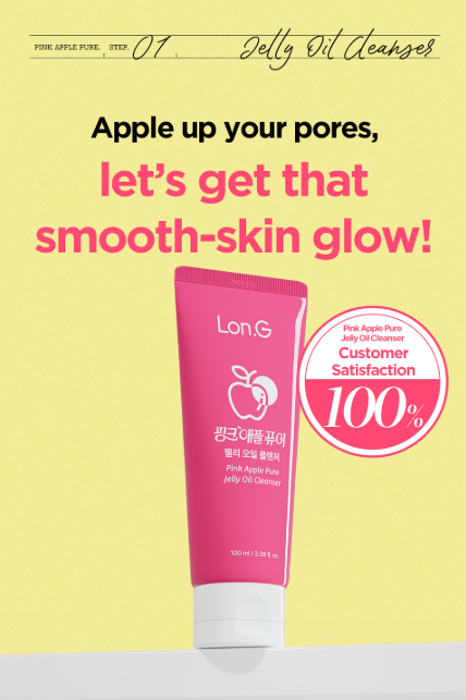 LON.G Pink Apple Pure Jelly Oil Cleanser